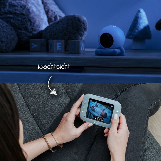 Babymoov Video-Babyphone Yoo Roll - mit Kamera & 3,5 Zoll Bildschirm