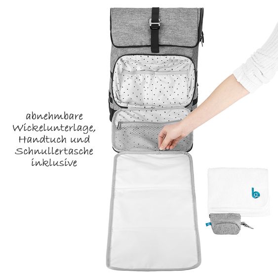 Babymoov Diaper backpack Le Sancy - Smokey