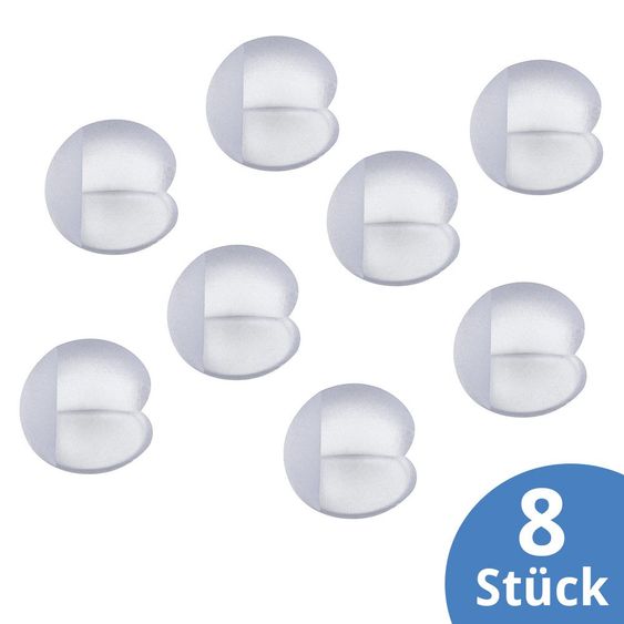 Babyruf Eckenschutz klein - 8er Pack - Transparent