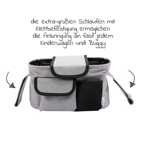 Babyruf Kinderwagen-Organizer BO 100 - Grey