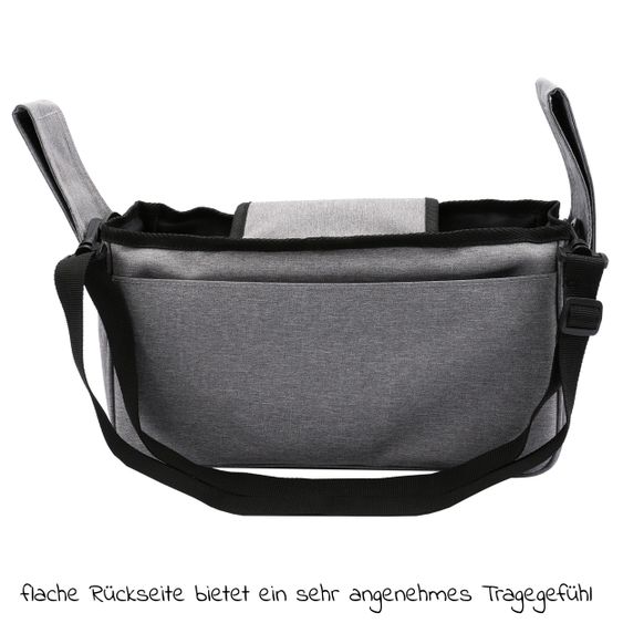 Babyruf Kinderwagen-Organizer BO 200 mit Schultergurt - Grey