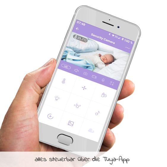 Babyruf Video-Babyphone BC 2000 Wifi Full-HD Camera
