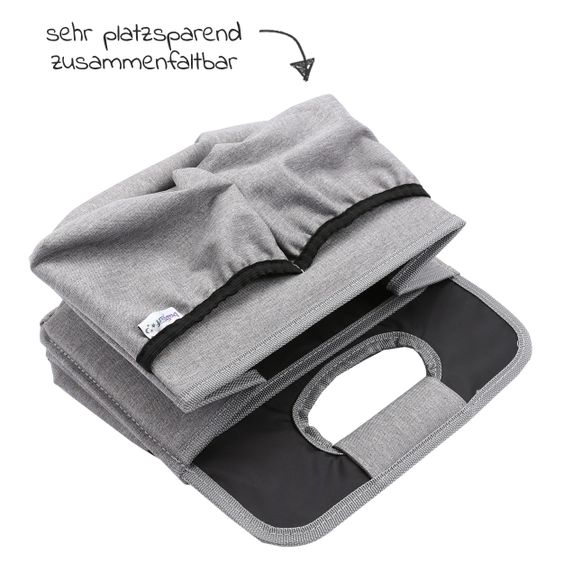 Babyruf Wickeltisch-Organizer BO 500 - Grey & Black