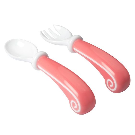 Badabulle 2 pcs Cutlery Set - Coral