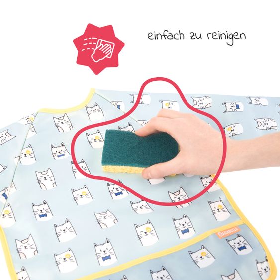 Badabulle Ärmel-Lätzchen - Blau