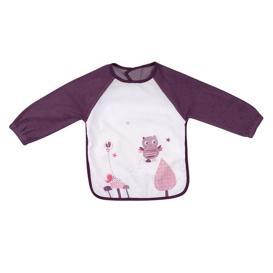 Badabulle Sleeve bib - Spring - Purple