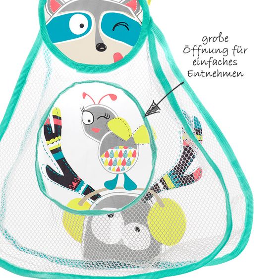 Badabulle Storage net for bathing toys - Mountain animals