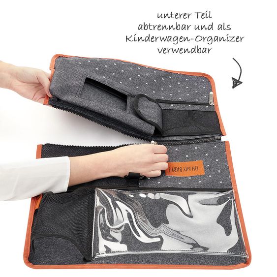 Badabulle Auto-Organizer Easy Travel - Schwarz Karamell