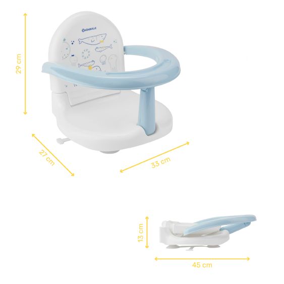 Badabulle Seggiolino da bagno per bambini - Oceano