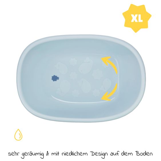 Badabulle Baby-Badewanne - Kleiner Wal