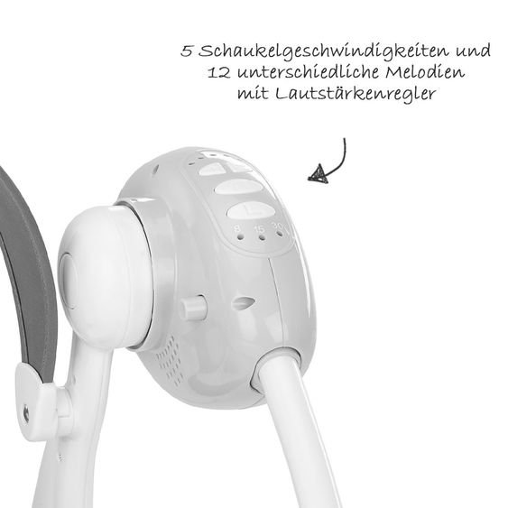 Badabulle Babyschaukel Komfort - Moonlight