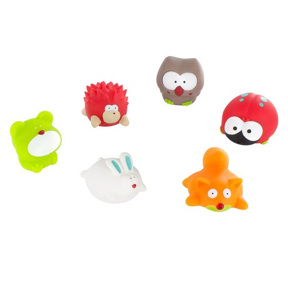 Badabulle Bade-Spritzfigur 6er Pack - Waldtiere