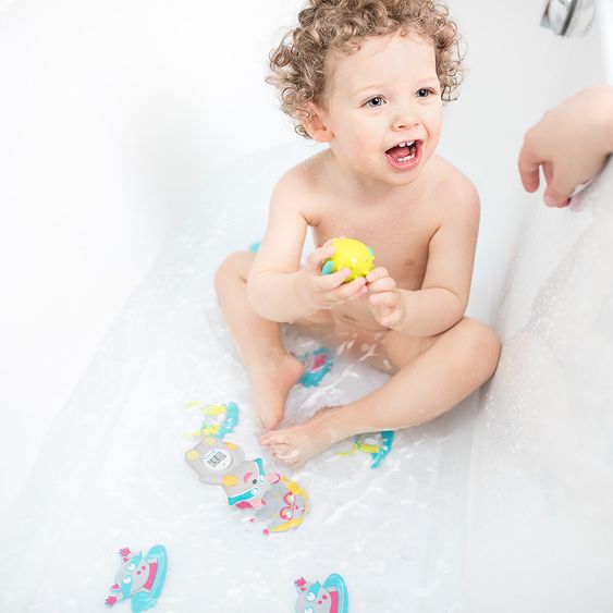 Badabulle Bath mat extra long - mountain animals