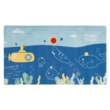 Bath mat with thermometer - Ocean