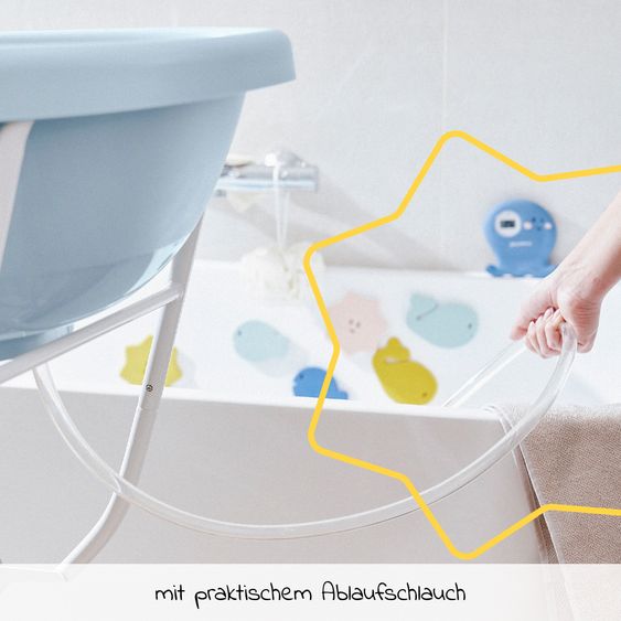Badabulle Badewannenständer inkl. Ablaufschlauch