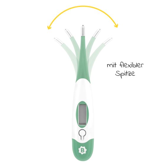 Badabulle Termometro digitale per la febbre - Verde