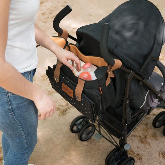 Badabulle Kinderwagen-Organizer Easy Travel - Schwarz Karamell
