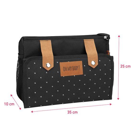 Badabulle Kinderwagen-Organizer Easy Travel - Schwarz Karamell