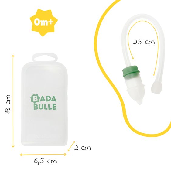 Badabulle Mundbetriebender Nasensauger - Grün