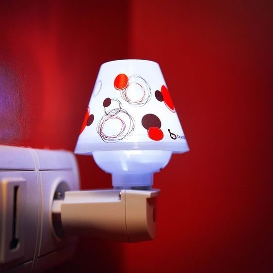 Badabulle Luce notturna per la presa di corrente - Viola
