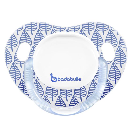Badabulle Schnuller 2er Pack Silikon 6-12 M - Frühling - Blau Türkis