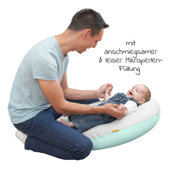 Badabulle Stillkissen Fluffy mit Mikroperlen-Füllung inkl. Bezug 150 cm