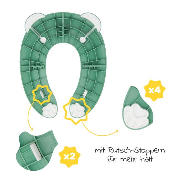 Badabulle Toilettensitz faltbar - Grün