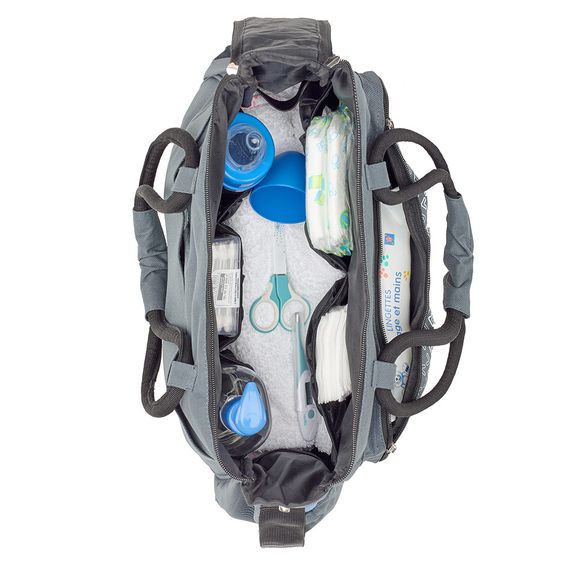 Badabulle Wickeltasche Boho - Grau