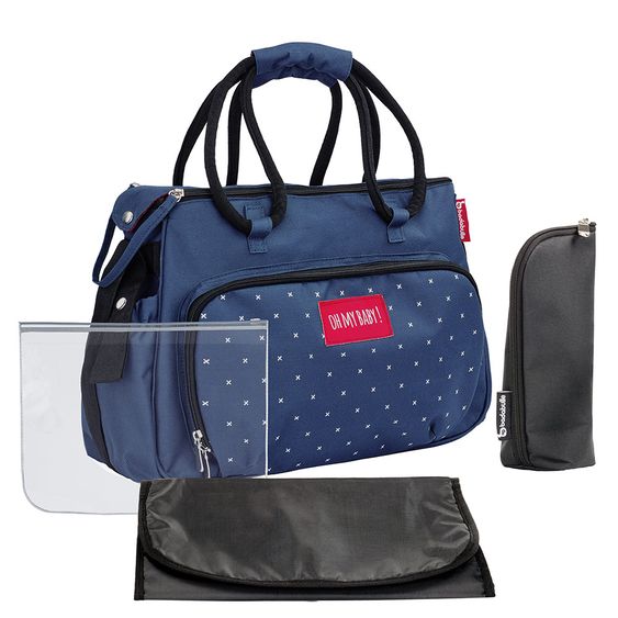 Badabulle Wickeltasche Boho - Navy Blue