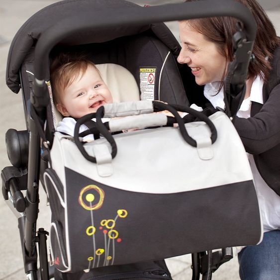 Badabulle Diaper bag Bowling - Black Grey