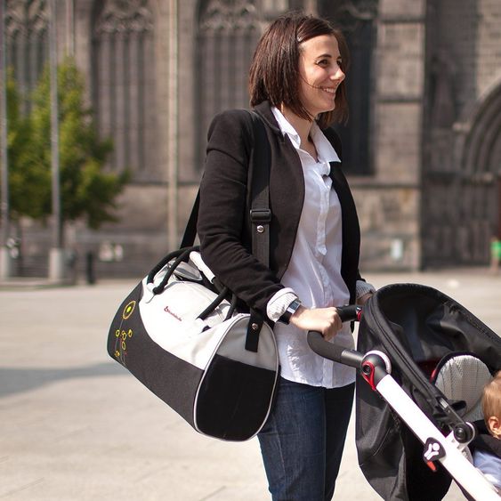 Badabulle Diaper bag Bowling - Black Grey