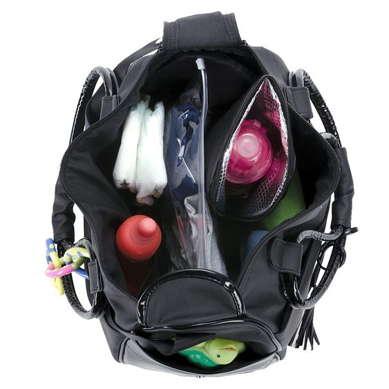 Badabulle Wickeltasche Glossy - Schwarz