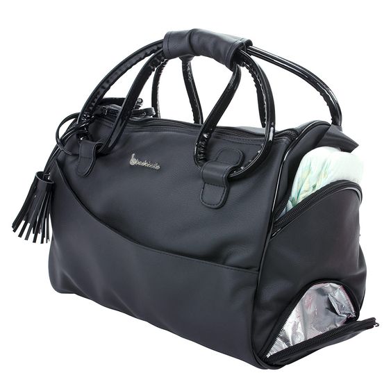 Badabulle Wickeltasche Glossy - Schwarz