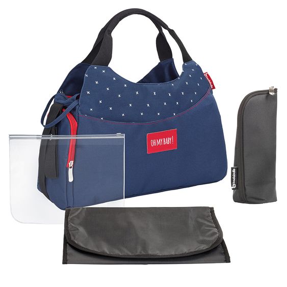 Badabulle Wickeltasche Multipocket - Dark Blue
