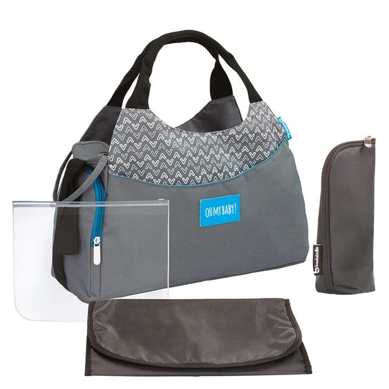 Badabulle Borsa fasciatoio multitasche - Grigio
