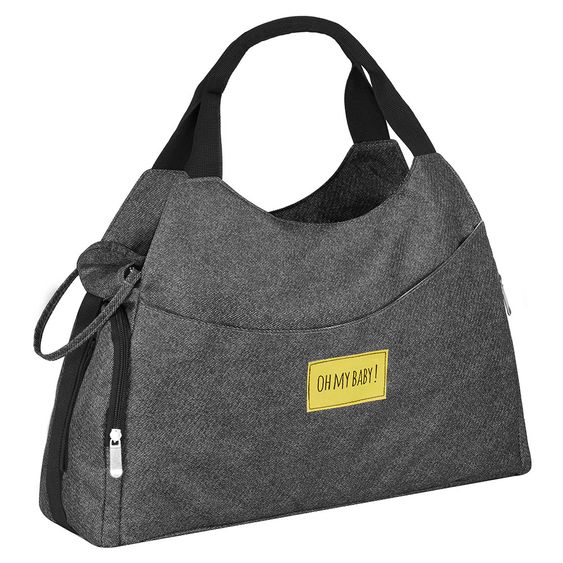 Badabulle Wickeltasche Multipocket - Grau Meliert