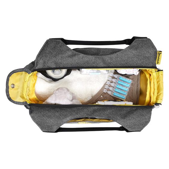 Badabulle Wickeltasche Multipocket - Grau Meliert