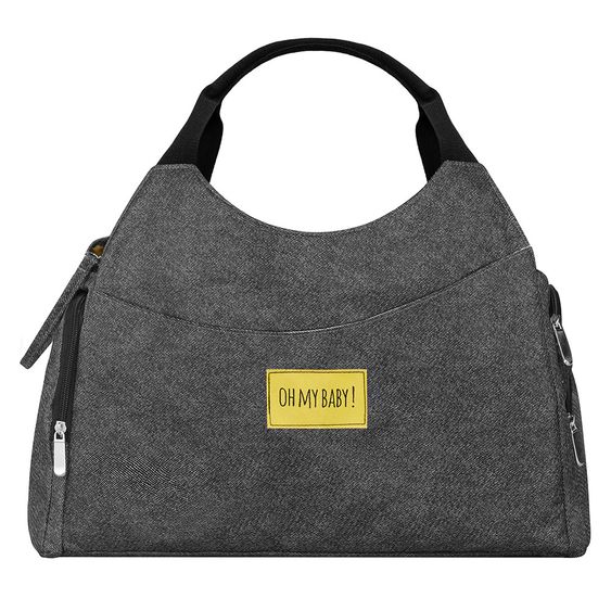 Badabulle Wickeltasche Multipocket - Grau Meliert