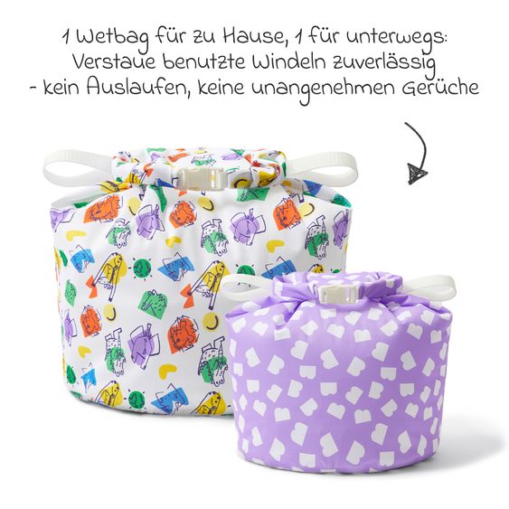 Bambino Mio 30-tlg. Stoffwindel-Set Changemaker Box - Laut & mutig