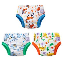 Töpfchen-Trainingshose 3er Pack - Revolutionäre wiederverwendbare Windelhose - Knurr, Wuschel & Krach - Gr. 2-3 Jahre