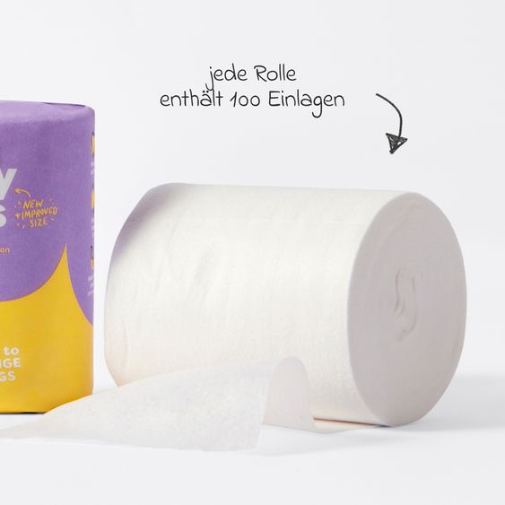 Bambino Mio Windeleinlage 100er Pack Anti-Sauerei Windelvlies 100er-Rolle