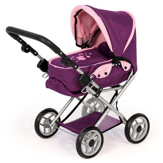 Bayer Design Carrozzina per bambole Maxi Butterfly Combi - Viola Rosa
