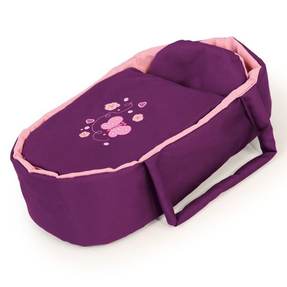 Bayer Design Carrozzina per bambole Maxi Butterfly Combi - Viola Rosa