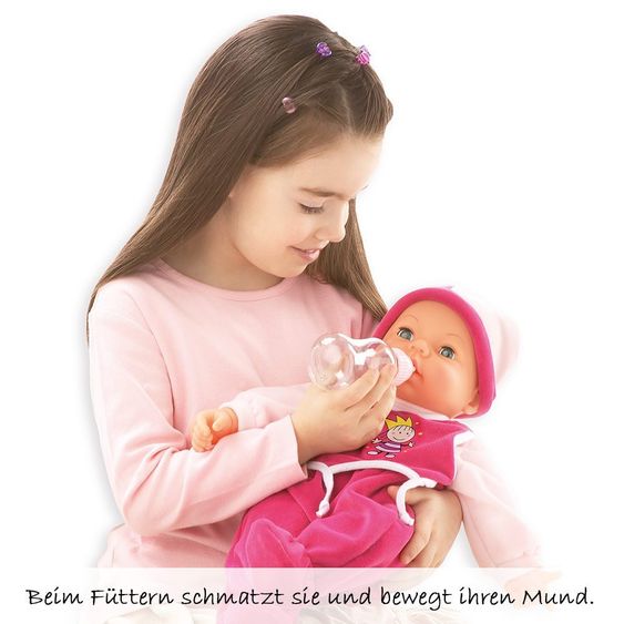 Bayer Design Puppe Hello Baby mit Funktionen 46 cm