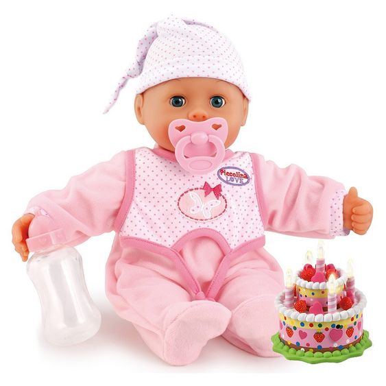 Bayer Design Puppe Piccolina Birthday 38 cm - mit 24 Funktionen