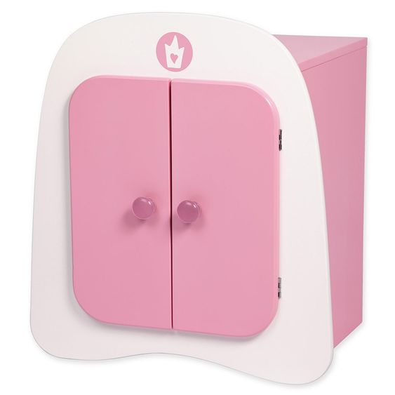 Bayer Design Armadio per bambole del mondo delle principesse - rosa e bianco