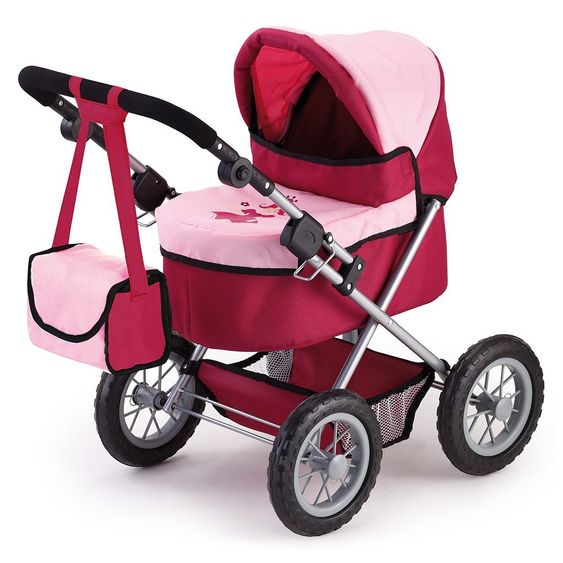 Bayer Design Puppenwagen Trendy Prinzessin - Bordeaux Rosa