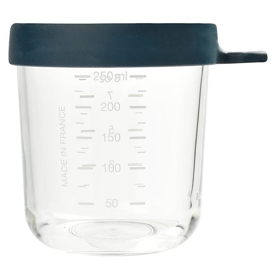 Beaba Aufbewahrungsbehälter Glas 250 ml - Dunkelblau