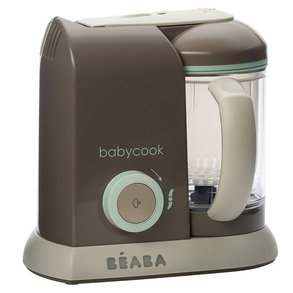 Beaba Babycook Solo Pastellblau mit gratis Waage & Kochbuch