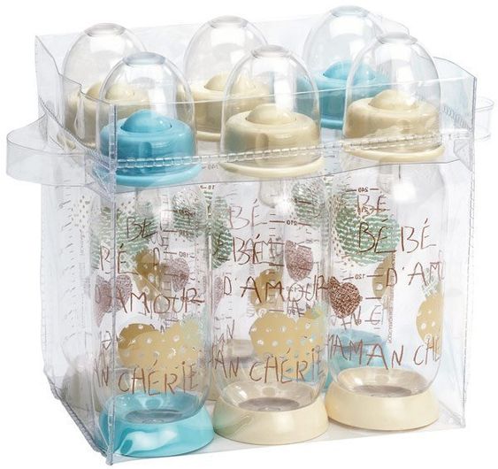 Beaba Babyflaschen 6er-Set 260 ml - Bébé D'Amour Türkis